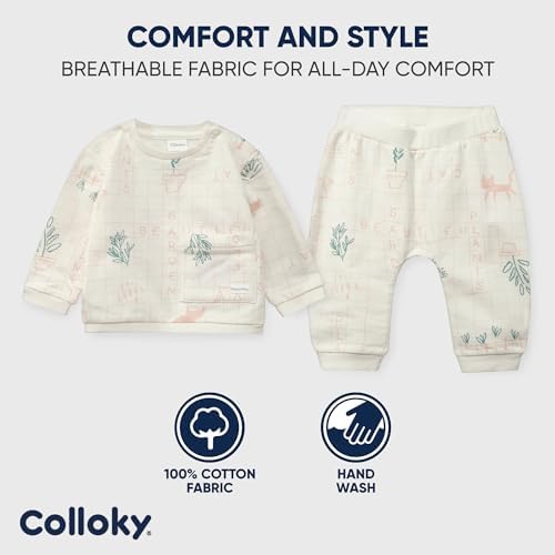 Newborn Soft Cotton Sleepsuit Button Pull-On Closure