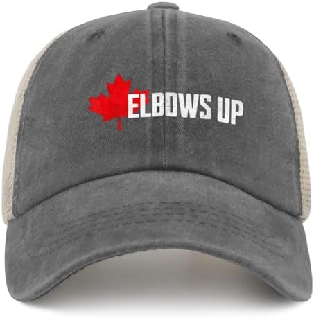 Elbows Up Canada Funny Trucker Hat for Men