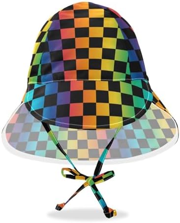 Baby Sun Hat for Girls Boys with Cool Iridescent Design