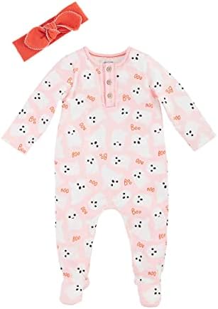 Mud Pie Girl Halloween Ghost Baby Sleeper