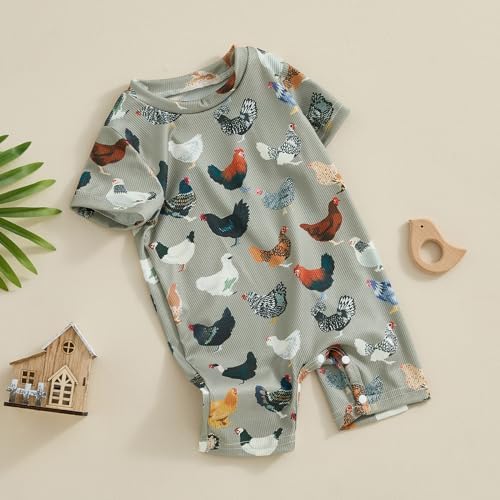 Soft Country Cow Romper for Babies