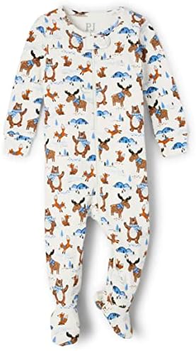The Childrens Place Baby Zip Front Pajama