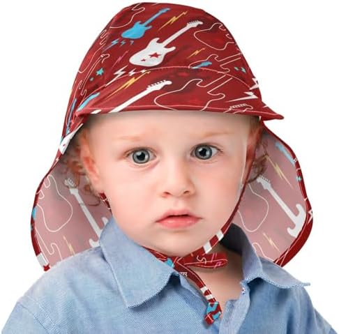 PigSaly Adjustable Toddler Sun Hat Bucket with Wide Brim