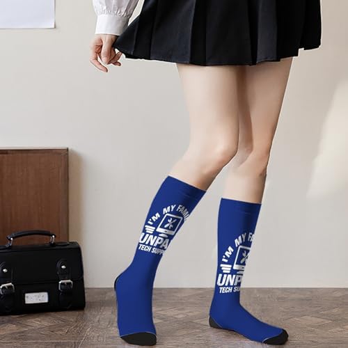Funny Tech Support Socks for Women and Girls