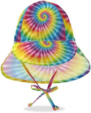 Adjustable Rainbow Sun Hat for Kids