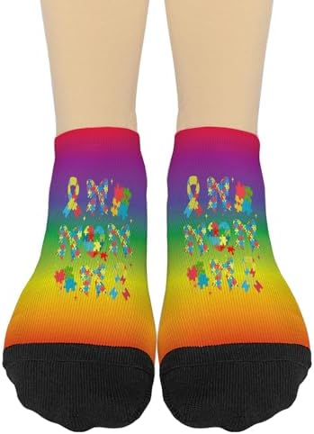 Coquettess Autism Puzzles for Men Hidden Messages Socks