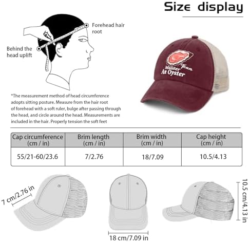 Moister Than an Oyster Funny Inappropriate Trucker Hat for Adults