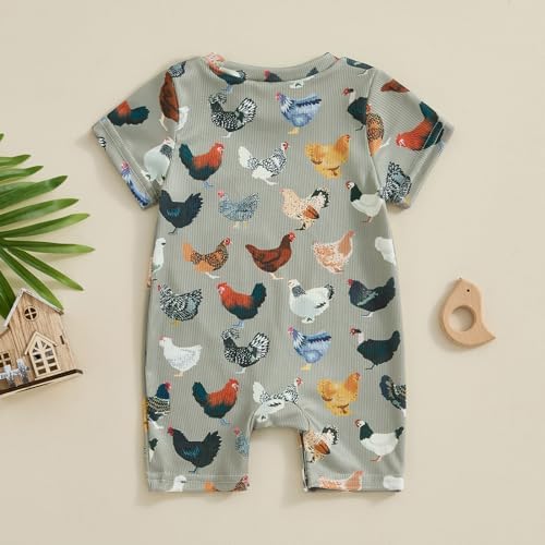 Soft Country Cow Romper for Babies