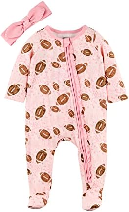 Mud Pie Baby Girl Sleeper Perfect for first football season