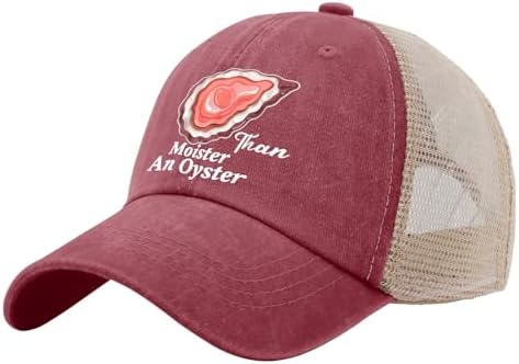 Moister Than an Oyster Funny Inappropriate Trucker Hat for Adults