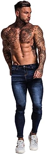 GINGTTO Mens Slim Fit Ripped Jeans Bostonprod-centercom