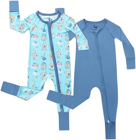 2-Pack Bamboo Viscose Baby Sleepers