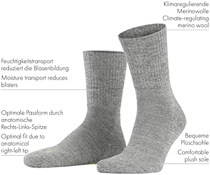 FALKE Unisex Mid-Calf Thermal Socks