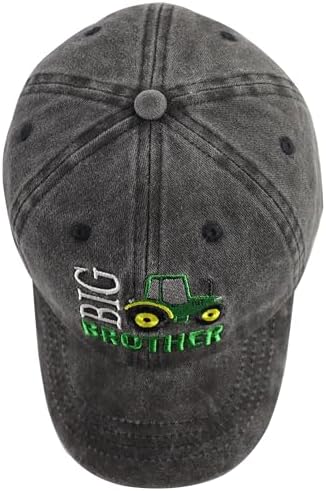 Cheerful Excavator Baseball Hats for Boys - Big Brother Gifts