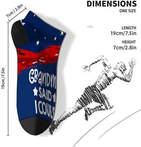 Stylish Ankle Socks for Grandchildren Easy-Fit Design
