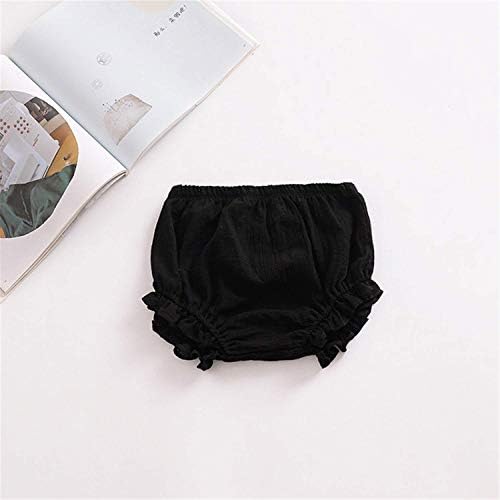 Noubeau Newborn Toddler Diaper Cover Cotton Linen Shorts
