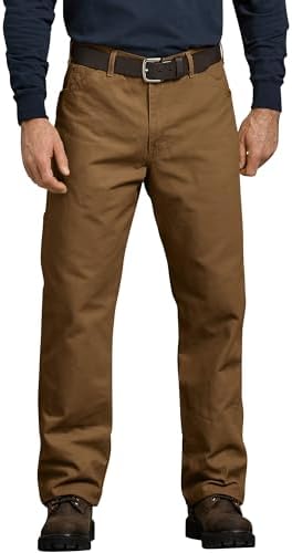 Dickies Mens Relaxed Fit Straight-Leg Duck Carpenter Jean