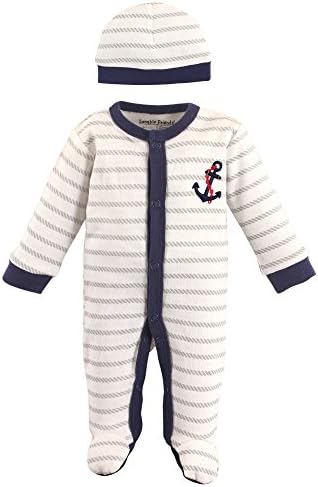 Luvable Friends Baby Girls Cotton Sleep Play Cap Snug Cozy