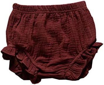 EISHOW 3PC Cotton Linen Blend Shorts for Toddlers