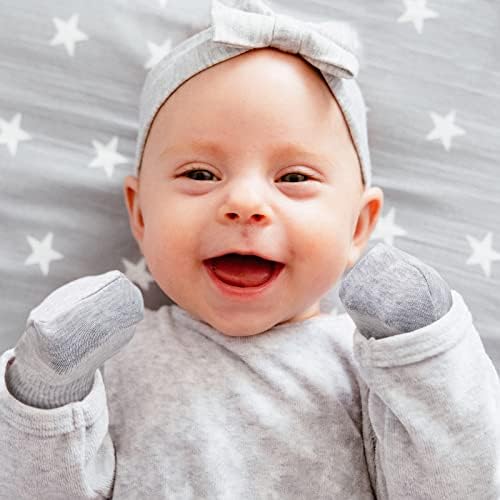 Geyoga 12 Pairs Newborn Baby Mittens for 0-6 Months