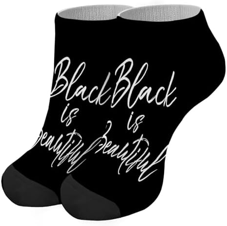 B Is for Brilliants Unique Black Ankle Socks for Girls