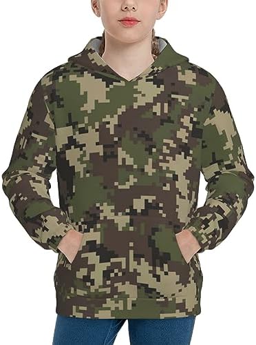 Boys and Girls Soft Long Sleeve Hoodie Funny Pullover Sweatshirt