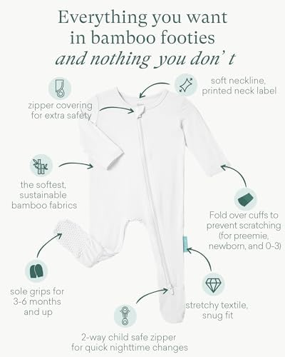 Moisture-Wicking Baby Pajamas with Double Zipper