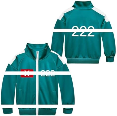 Perfect for Kids Green Tracksuit with K-Drama Player Number