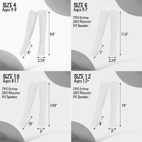 Dress Up America Cotton Striped Socks for Kids