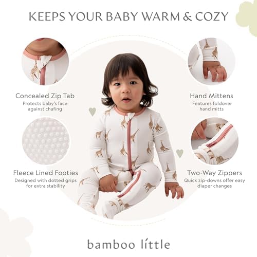 Bamboo Little Soft Baby Pjs for Girls