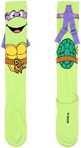 Bioworld TMNT Character Mask Knee High Socks