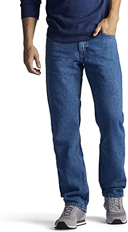 Mens Slim-Fit Straight Leg Jean