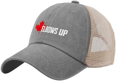 Elbows Up Canada Funny Trucker Hat for Men