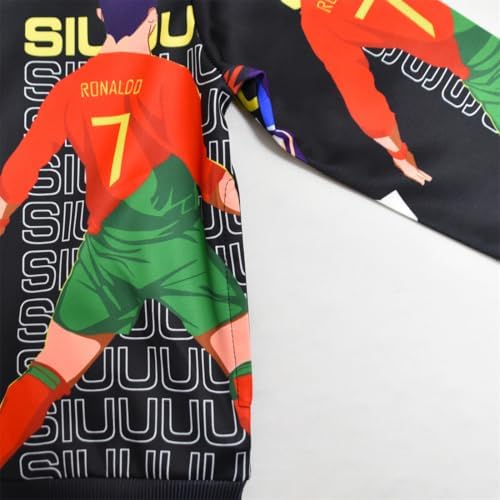 Kids Boys Zipper Hoodie Pullover Sports Star Cartoon 5-13Y