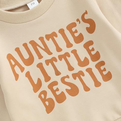Meiweileya Baby Girl Boy FALL Winter Clothes Set Funny Letters Cozy Sweater Pants