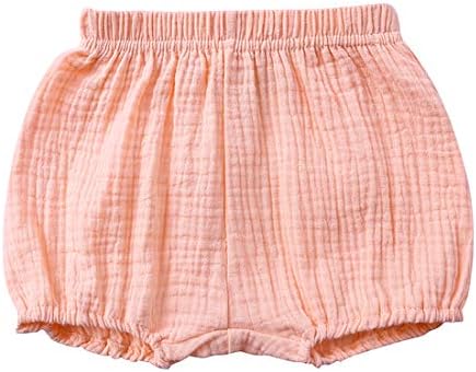 Baby Girls Ruffle Bloomer Shorts Cute Cotton Linen Diaper Covers