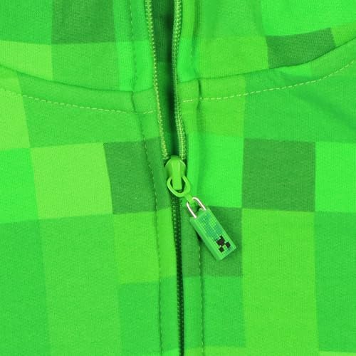 Mad Engine Minecraft Boys I AM Creeper Full-Zip Mathy hoodie