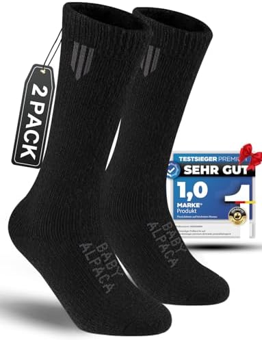 Alpaca Wool Thermal Socks for Warm Success in Winter Hunting