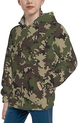 Boys and Girls Soft Long Sleeve Hoodie Funny Pullover Sweatshirt