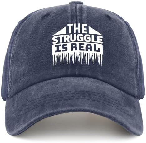Struggle Is Real Gardening Hat in Black for Men and Boys