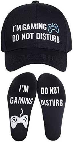 Gamer Gift Set Beanie Hat Socks for Men Teens