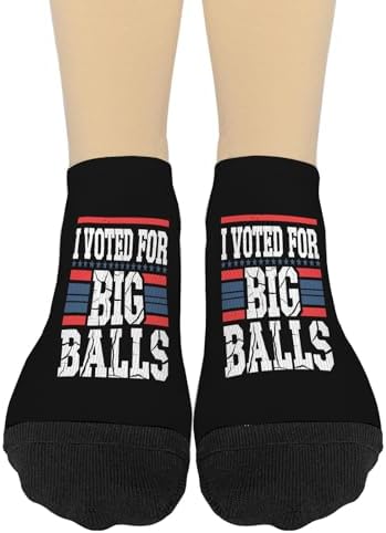 I Voted For Big Ballss Thigh High Socks