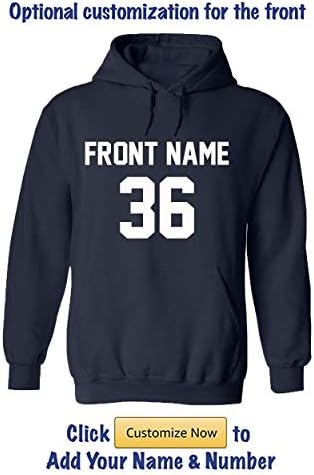 Personalized Double-Sided Hoodies - Add Your Name Number
