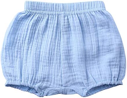 Baby Girls Ruffle Bloomer Shorts Cute Cotton Linen Diaper Covers
