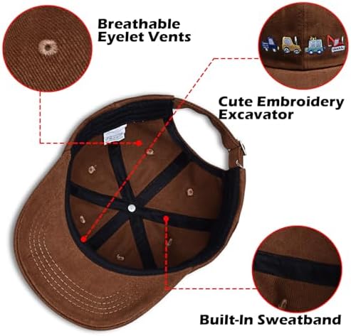 Dinosaur and Trucker Baseball Cap for Kids Sun Protection and Fun