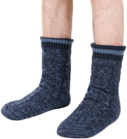Winter Comfort Warm Fleece Slipper Socks for Men