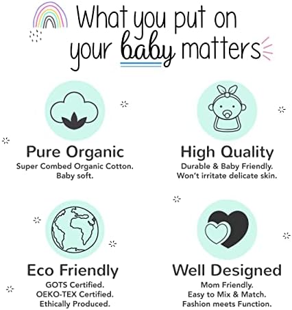Pure Organic Cotton Sleepwear for Baby Girls