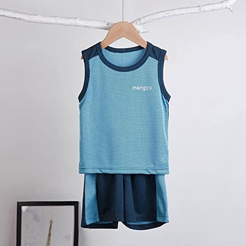 AMIMOJY Toddler Boys Girls Summer Sport Suit Set