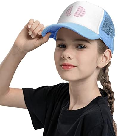 Kids Baseball HatAdjustable Mesh Breathable Baseball Cap for Ages 4-10