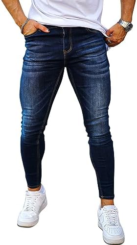 GINGTTO Mens Slim Fit Ripped Jeans Bostonprod-centercom